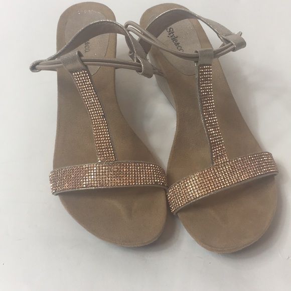 Style & Co Mulan Wedge Sandals NIB - Picture 4 of 7
